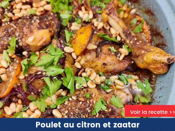 Poulet au citron et zaatar de Yottam Ottolenghi